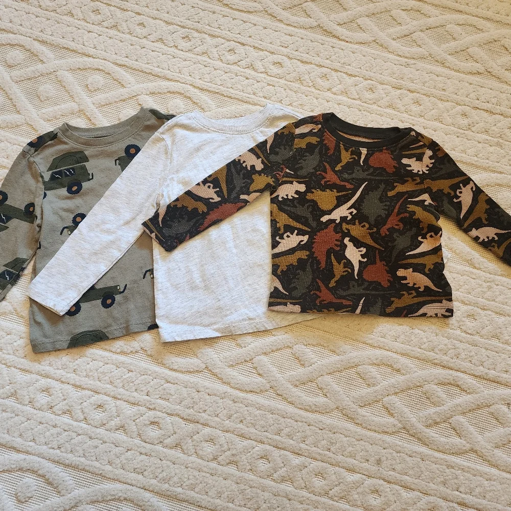 2T Boys Long Sleeve T Shiirts Bundle